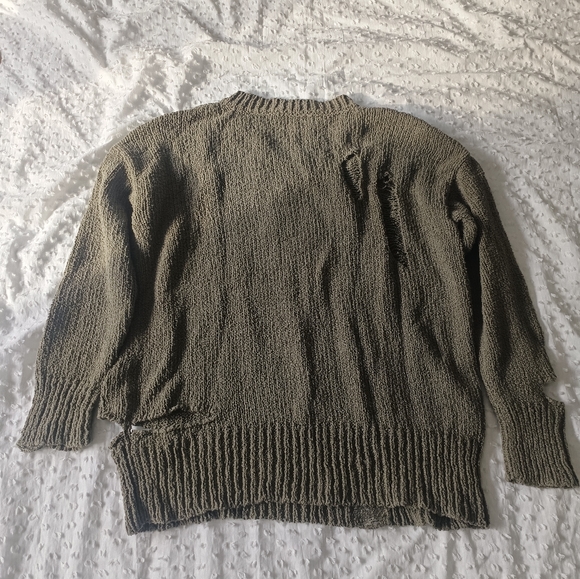 Zara distressed knit sweater - Picture 3 of 7